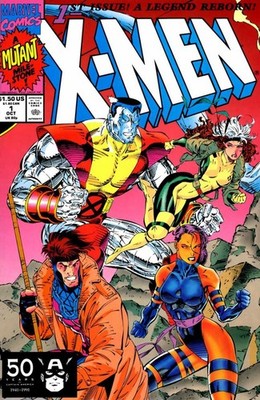 X-Men (1991) #   1 Cover B (8.0-VF) 1st Acolytes, 1st Blue + Gold Team, Conne...