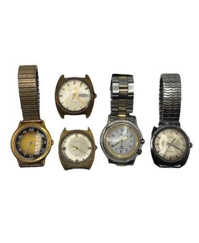 Vintage Timex Watch Lot – Electric, Electronic, Alarm – Men’s – Parts/Repair