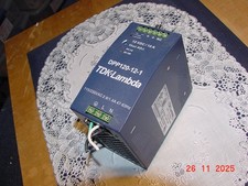 TDK Lambda DPP120-12-1, AC DIN Rail Power Supply 1 Output 12V 10Amp, Used 
