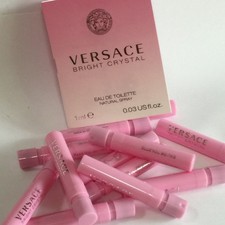 26 Versace Bright Crystal Spray  NO CARDS   .03oz vials NEW    NO CARDS