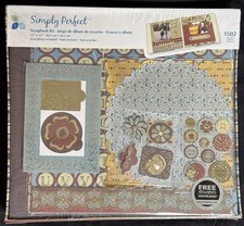 New Simply Perfect Momenta 12 x 12 Scrapbook Kit 1502 Pieces