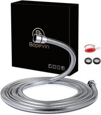 Shower Hose Replacement 118 Inch Extra Long, Stainless Steel Flexible Extension