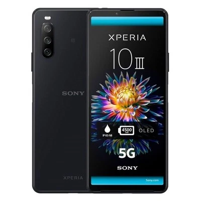 Sony Xperia 10 III XQ-BT52 Dual-SIM 128GB Black Android Smartphone
