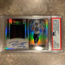 2016 Panini Select - Jumbo Rookie Sign Swatches Hunter Henry /99 PSA 9 Auto 10