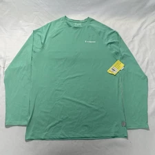 NWT O’Rageous Men’s Rash Guard Long Sleeve | Biscay Green | UPF 50 | Size XXL