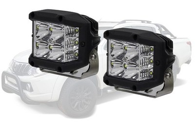 2x 4'' LED Fernscheinwerfer für Mitsubishi L200 Zusatzscheinwerfer Scheinwerfer