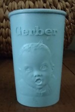 Antique - Vintage / Gerber Baby / Blue Plastic Drinking Cup / Made in USA