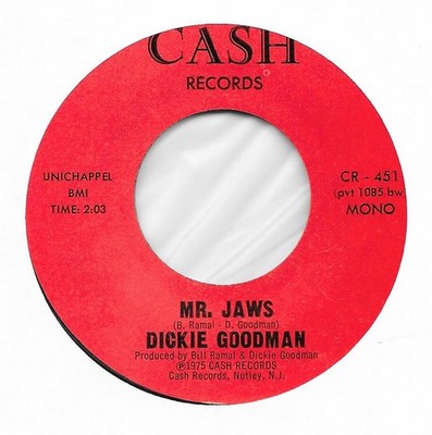 Dickie Goodman Mr Jaws #4 on Billboard Hot 100 dr demento 45 rpm record
