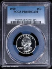 1960 25C Silver Proof Washington Quarter PCGS PR 68 DCAM