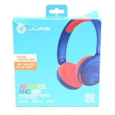 JLab JBuddies ANC 2 in 1 Wireless  Wired Kids Headphones - Blue/Red - Open Box