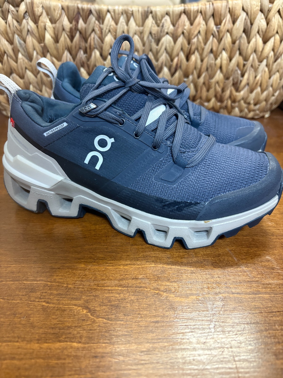 On Cloud Cloudwander Dark Blue Waterproof Sneaker… - image 1