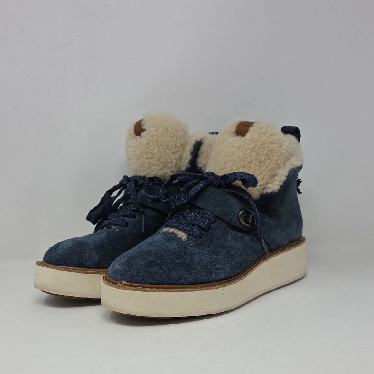 Coach blue suede boots. Size 12 Coach Blue Suede Pointed-Toe Heels Size 6 US main image 4