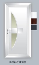Modern Curved Glass Door Panel (UPVC) 