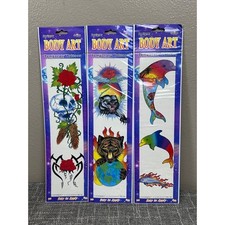 Tattoo King Body Art Temporary Tattoos Designer Series Easy to Apply