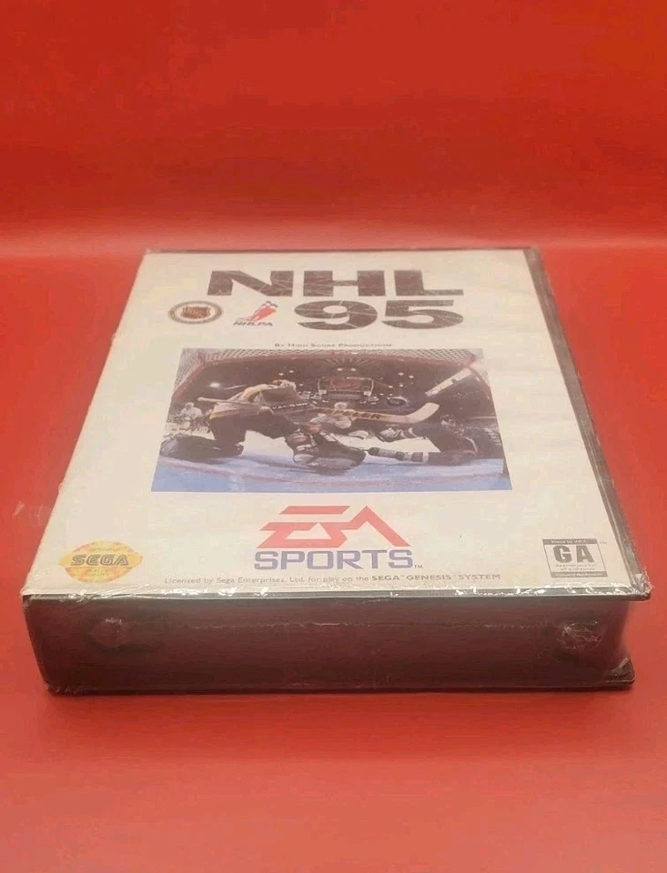 Sealed NHL 95 (Sega Genesis, 1994)  Brand New - Image 2 of 4