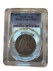1845-O Seated Liberty Half Dollar PCGS VF35 WB-18, Large O, RPD