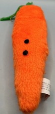 Vintage Orange Carrot Plush Character 9 Dog Toy