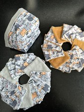 Lingettes bébé lavable motifs chatons , lot de 8 et plus - ATELIERSDISA