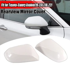 For Toyota Camry 2018~2025 Side Rearview Mirror Cover Cap Trim Replacement 2PCS
