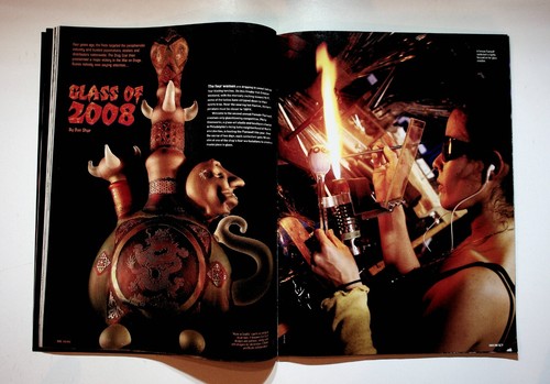 2008 March High Times Magazine Glass Pipes Howard Marks LED Lighting Marijuana - Picture 4 of 7