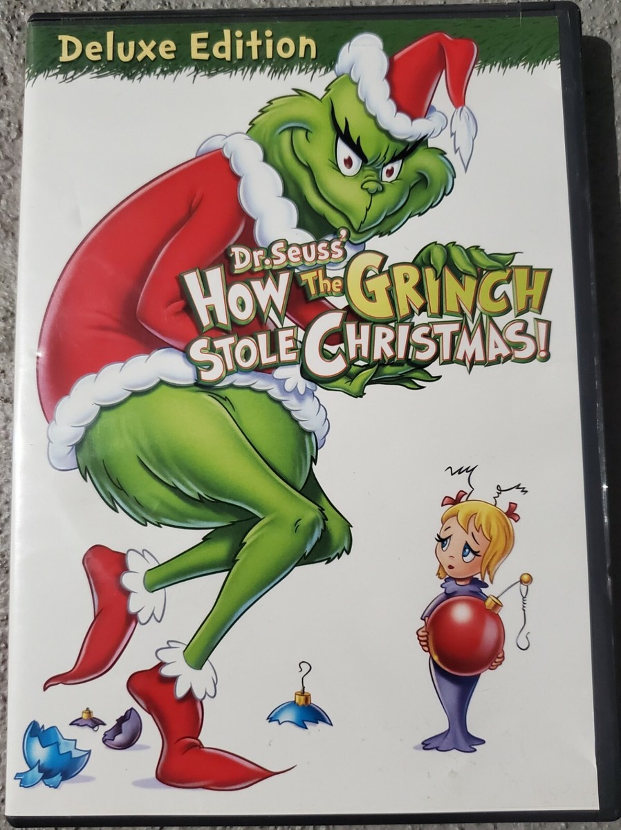 RARE Dr. Seuss' How The Grinch Stole Christmas Deluxe Edition DVD