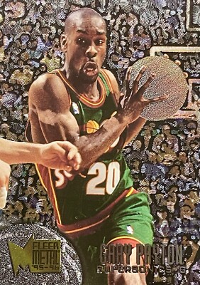 1995-96 Fleer Metal GARY PAYTON Seattle Sonics