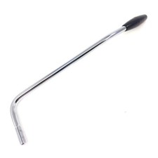 Chrome w/Black Tip Tremolo Arm for USA Fender Stratocaster/Strat  BP-2317-010