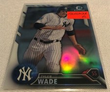 2016 Bowman Chrome Draft Baseball Tyler Wade New York Yankees Refractor #BDC-173