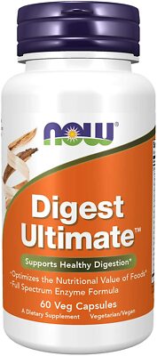 NOW FOODS, DIGEST ULTIMATE Digestive Enzyme 60 Veg. Kapseln SUPER PREIS