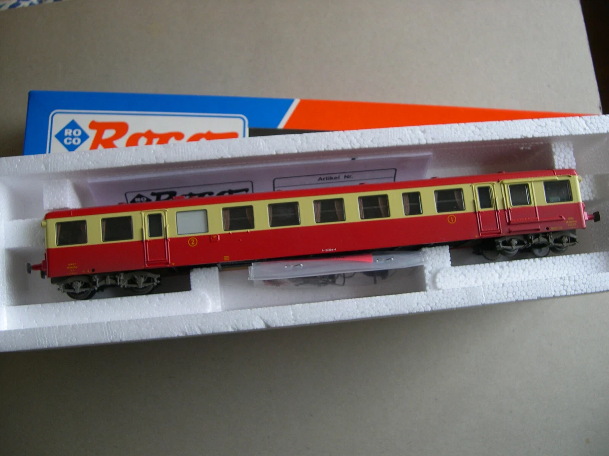 Roco HO 44627 remorque Decauville autorail XR ABD toit rouge
