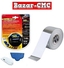 NASTRO film ADESIVO CROMATO 50mm x 10mt profilo cromo striscia auto moto scooter