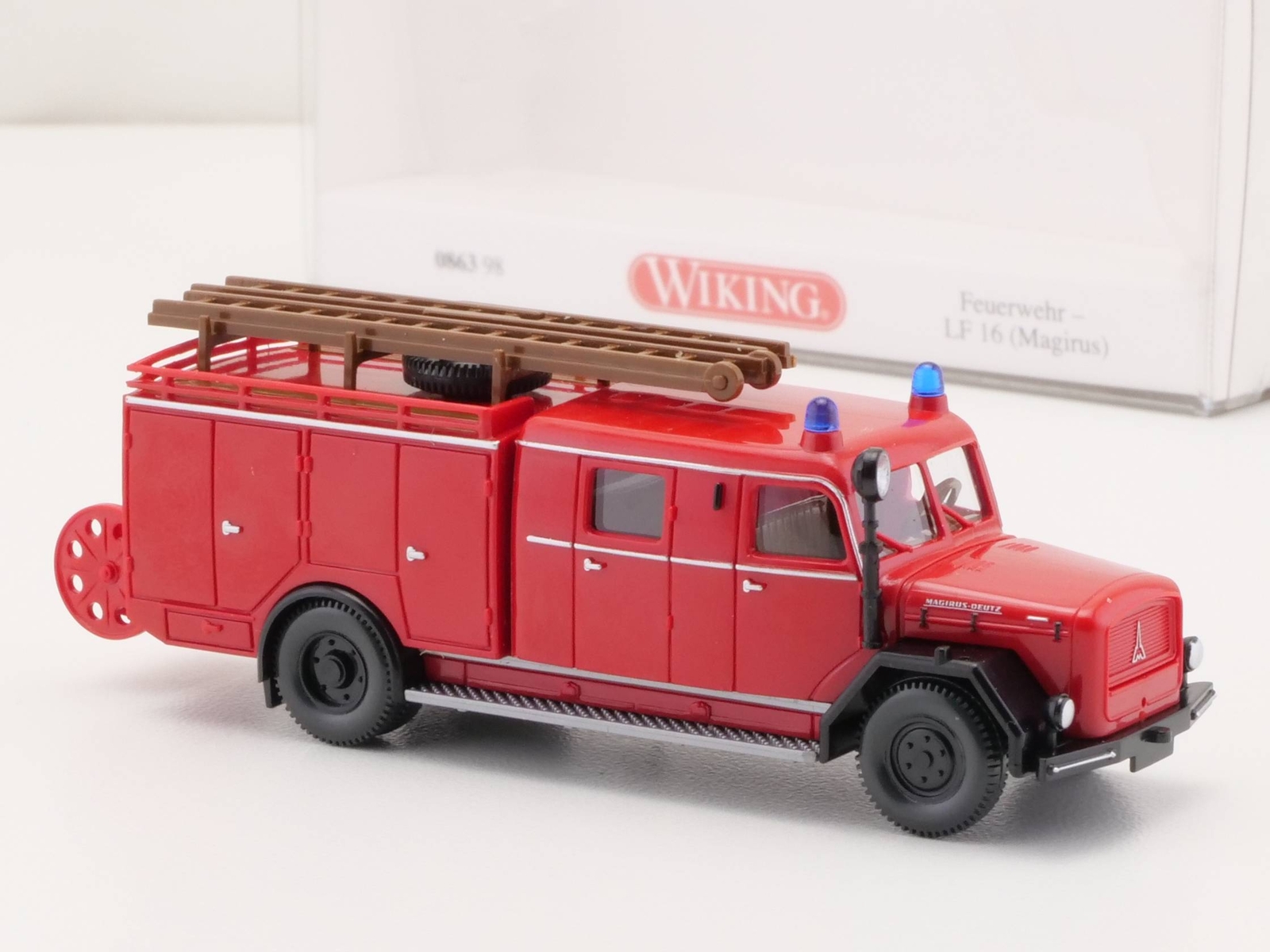 Wiking 086398 Magirus LF 16 Fire Engine Fire Department 1:87 NEW OVP 1703-15-31