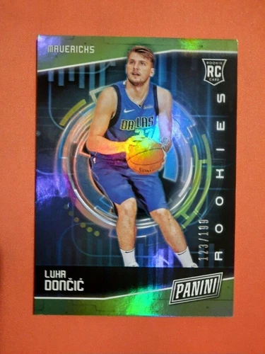 Luka Dončić 2018-19 Panini Cyber Monday Rookies Rookie card 123/199 #29