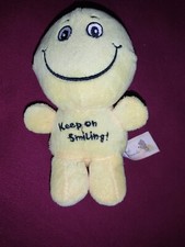 TEDI Kuschel-Freunde, Smiley, gelb, unbespielt, Sammlerstück, selten