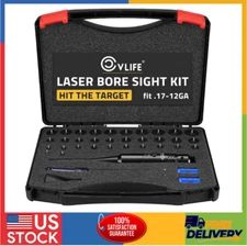 CVLIFE Professional Laser Bore Sight Kit with 32 Adapters fit 0.17 to 12GA Calib