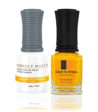 LeChat Perfect Match UV Gel + Nail Polish - PMS64 Golden Boy-Friend
