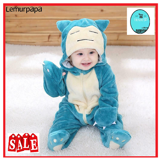 snorlax jumpsuit baby