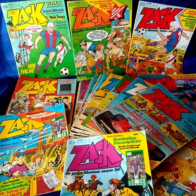 ZACK Comics Nr.1 bis 25  aus 1978-1980- DAN COOPER-JULIE WOOD-PITTJE PIT......