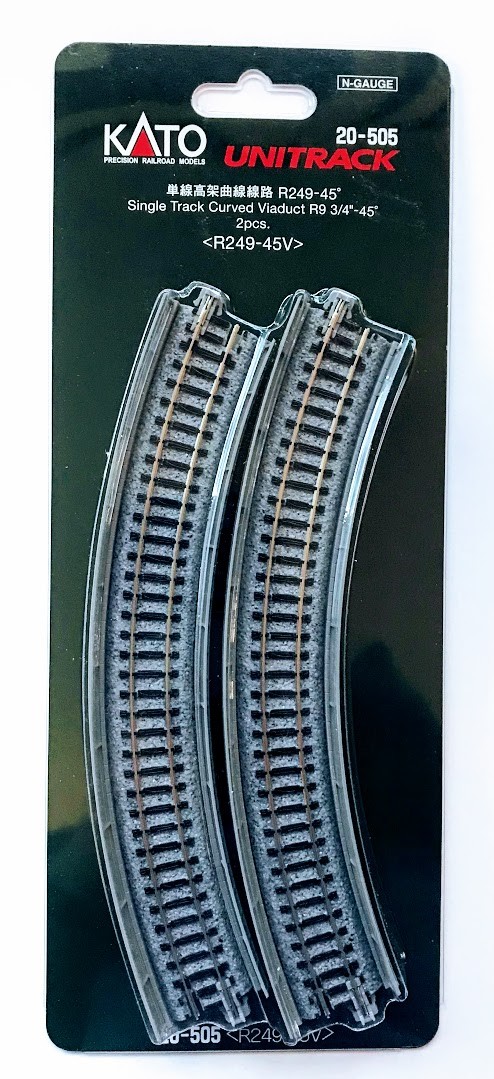 Kato 20-505 UNITRACK Single Viaduct Track R315-45V N Scale | eBay