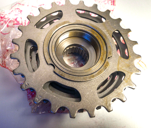 REGINA EXTRA BX 6 speed RUOTA LIBERA 14/24 FILETTO ITALIANO FREEWHEEL NEW EROICA - Foto 10 di 12