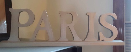 Paris Wooden Letters Paris Decor for Bedroom Word Sign Parisian Olympics - Picture 3 of 8