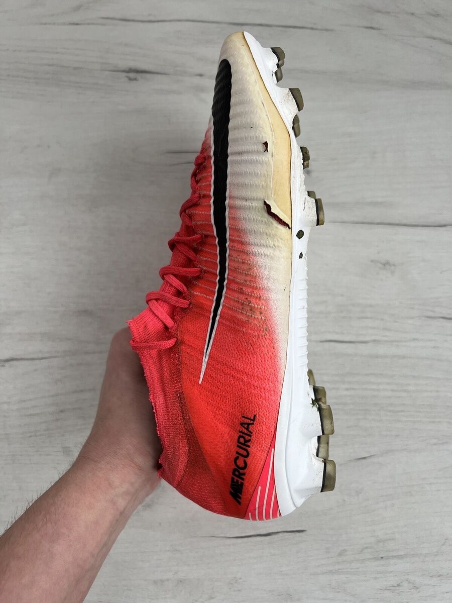 Nike Mercurial Vapor 5 FG Red White ACC Football Soccer Nike Mercurial Vapor 5 FG Red White ACC Football Soccer