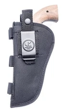 S&W 29, 586, 629 4" | Nylon OWB Outside Belt Gun Holster with Ammo Loops