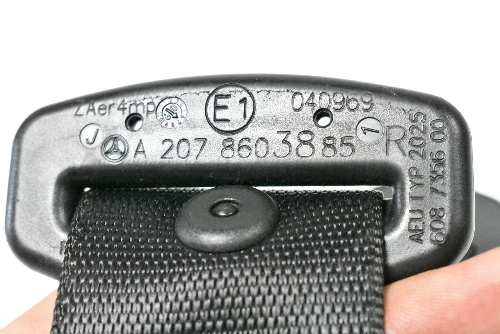 2010 Mercedes E350 Coupe Right Front Seat Belt Retractor BLACK Passenger eBay