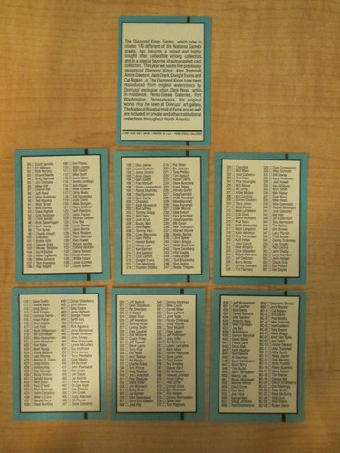 1988 Donruss Baseball Complete Set of 660 + MVP Complete Set of 26 - Picture 8 of 9