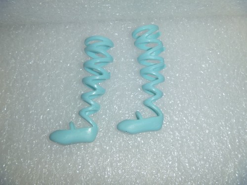 Barbie Shoes - Lighter Blue Multi Strap Flats~*~Fit Post 2015 Flat Foot Barbies - Picture 3 of 4