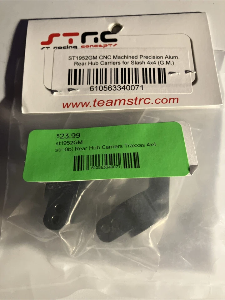 STRC GunMetal Slash 4x4 ST1952GM Rear Hub Carriers - Image 2 of 4