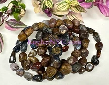 Wholesale 6 Pcs Natural Pietersite Tumble 7.5” Crystal Bracelet