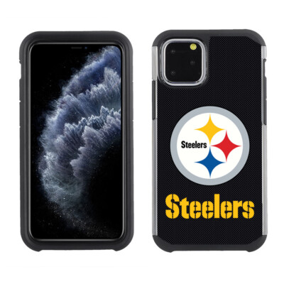PBG NFL Pittsburgh Steelers Textured Case for iPhone 11 Pro, X & XS (5.8'')
