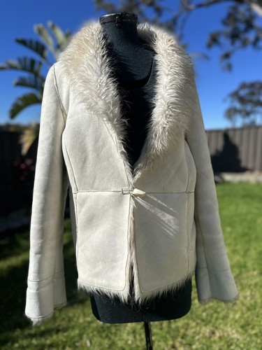 1970s/ 70s Sheepskin(?) jacket With Soft Fur Lining - Picture 5 of 11